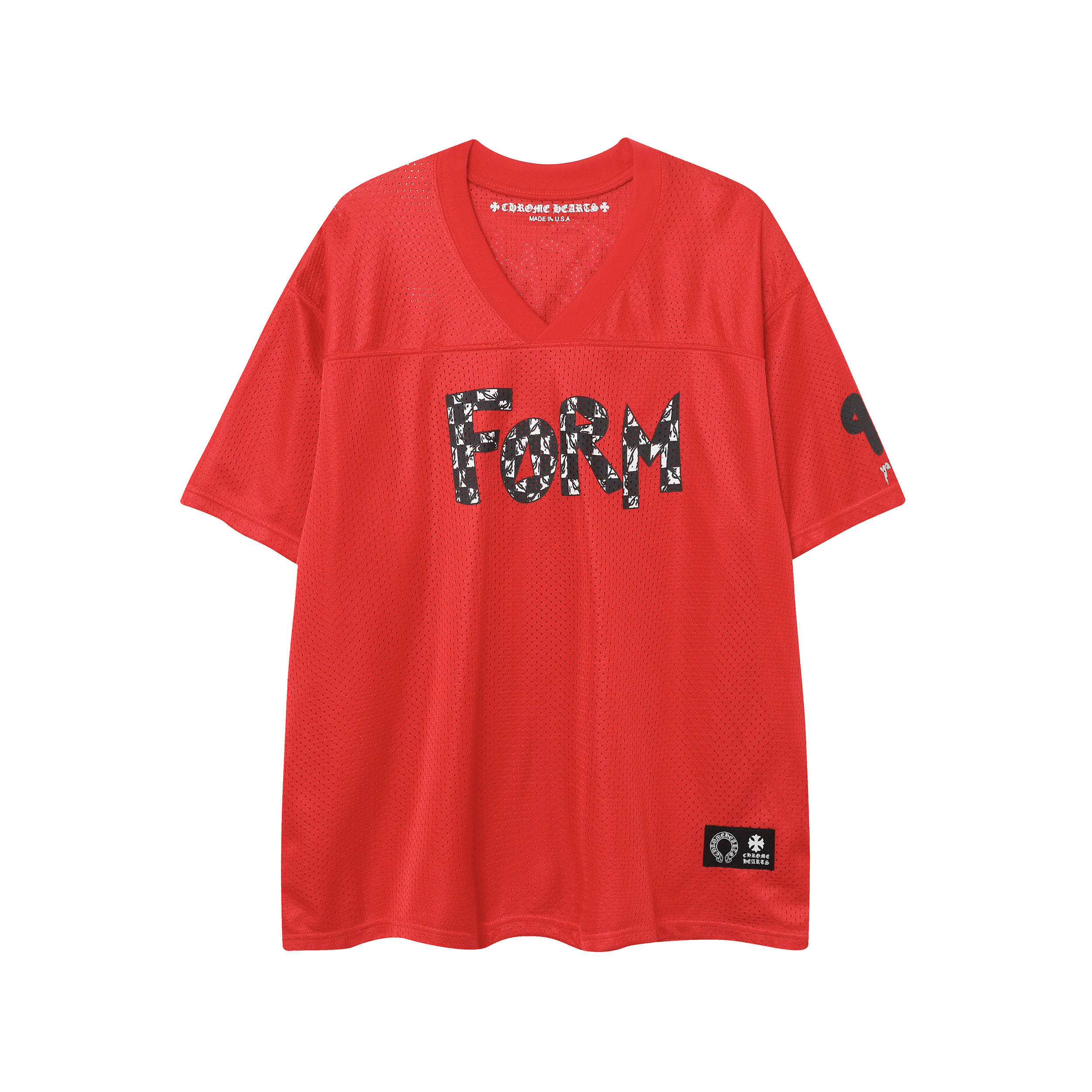 Chrome Hearts x Matty Boy "Team" Mesh Warm Up T-Shirt #9996-1 Pink/Black/Blue/Green/Red