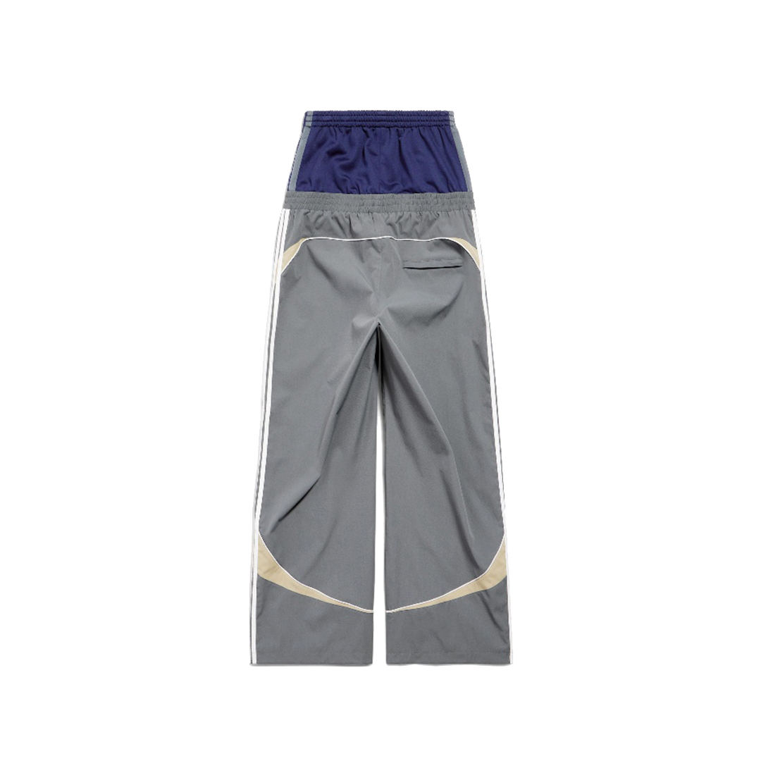 Balenciaga Double Contrast Waistband Track Pants Grey 808909TRO311485
