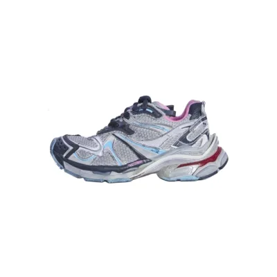 Balenciaga Runner Low Top Sneakers Pink Gray Blue 779064W3RXP1045 01