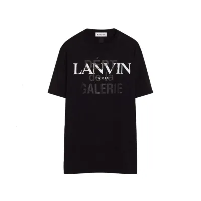 Lanvin x Gallery Dept Printed T-shirt In French Black RU-TS0005-J090-E2110 01