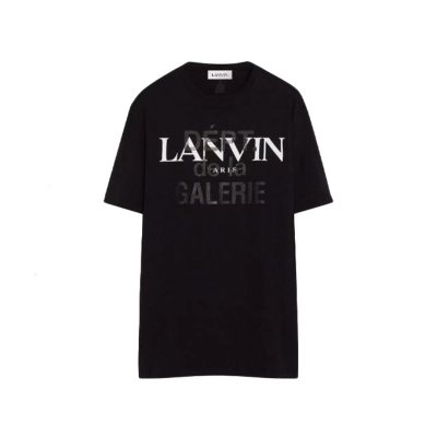 Lanvin x Gallery Dept Printed T-shirt In French Black RU-TS0005-J090-E2110 01