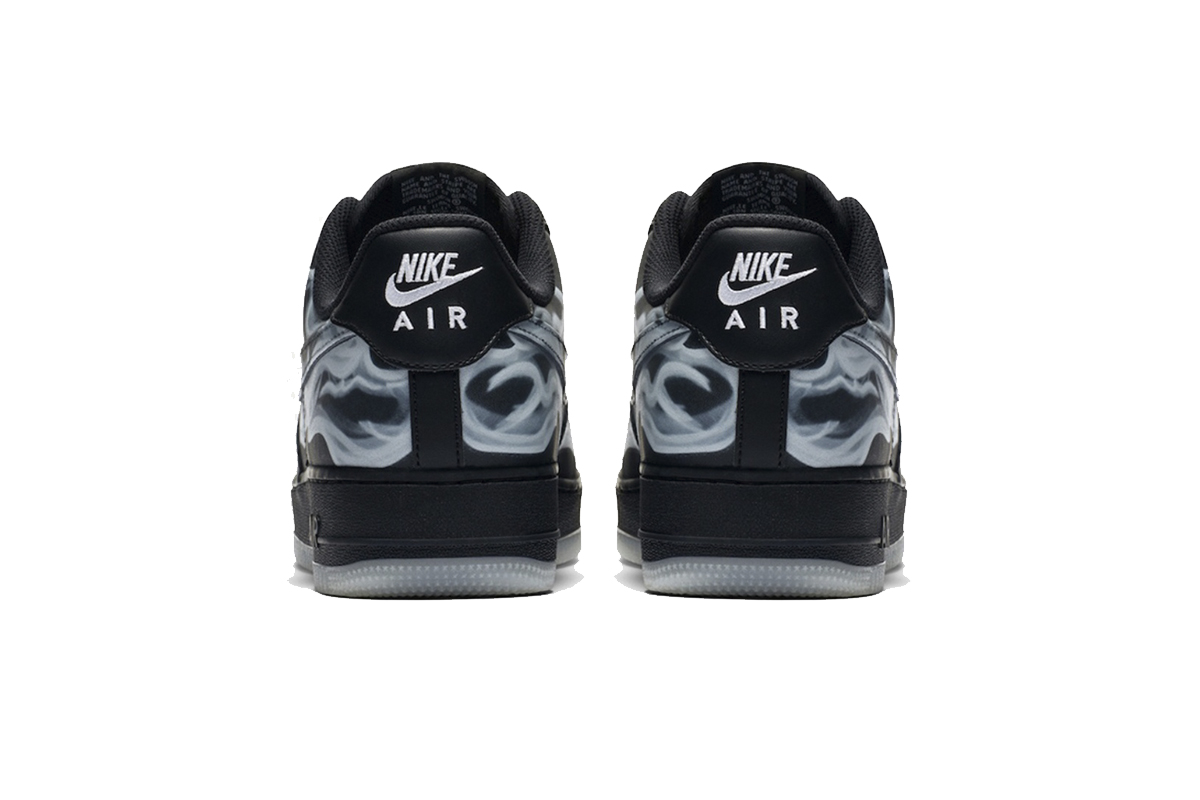 Coco Shoes Nike Air Force 1 Skeleton 'Black on Black' BQ7541-001
