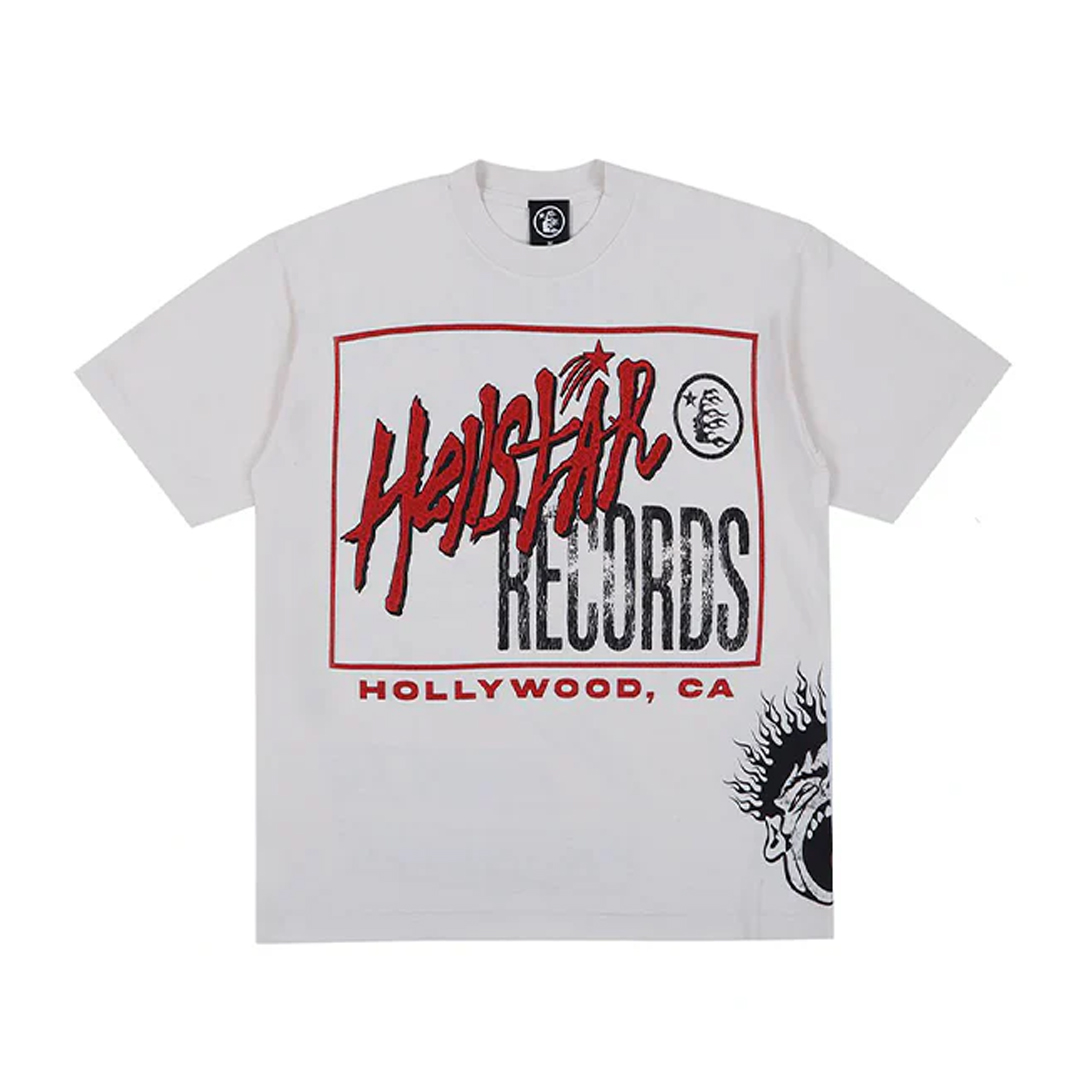Hellstar Records Hollywood T-Shirt Cream