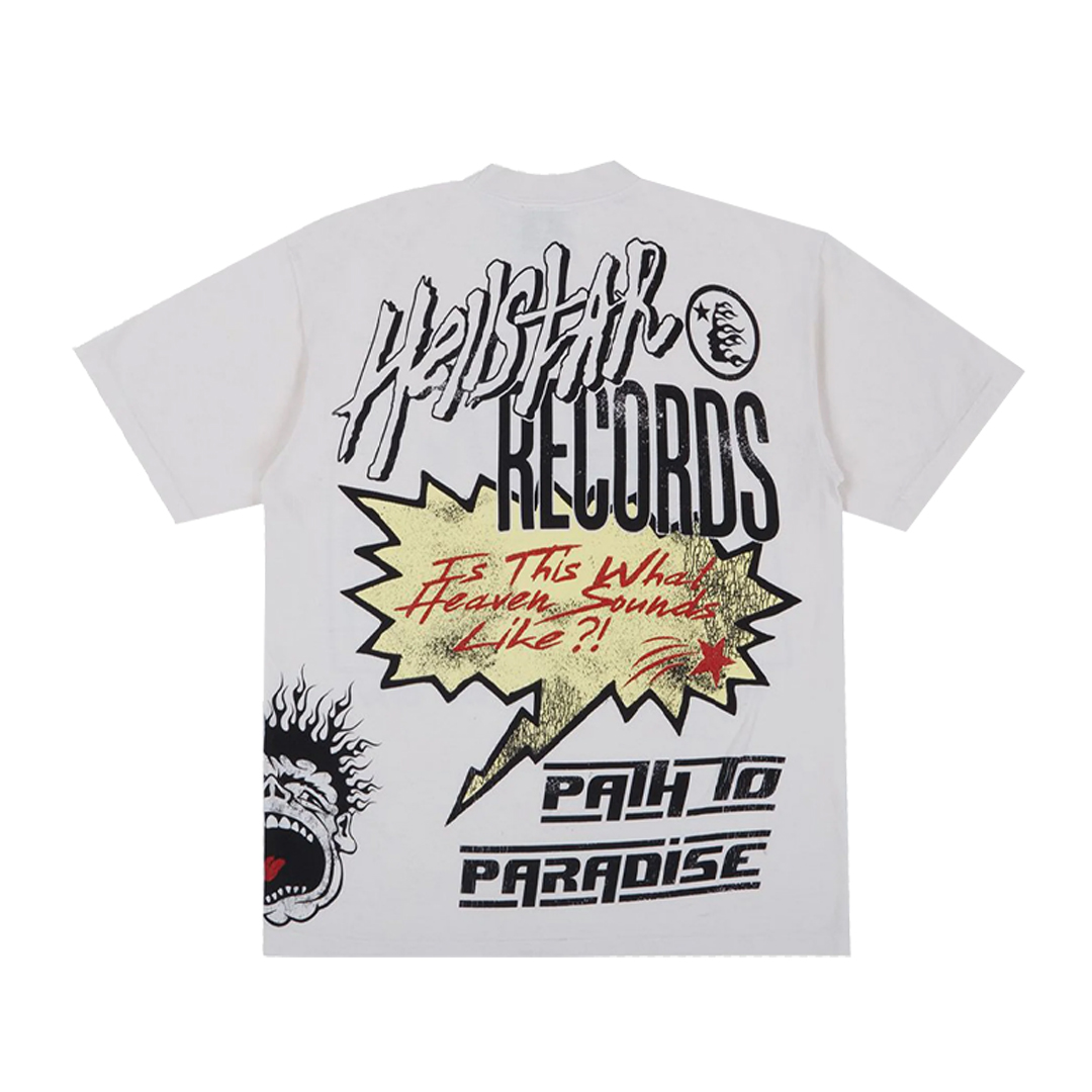 Hellstar Records Hollywood T-Shirt Cream