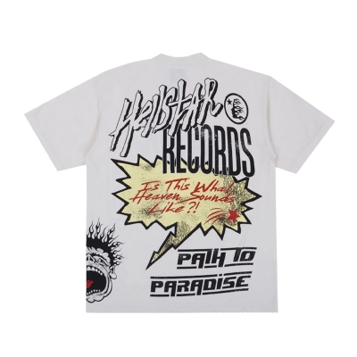 Coco Shoes Hellstar Records Hollywood T-Shirt Cream 02