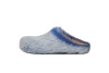Marni Long-hair Calfskin Fussbett Sabot Gray Blue