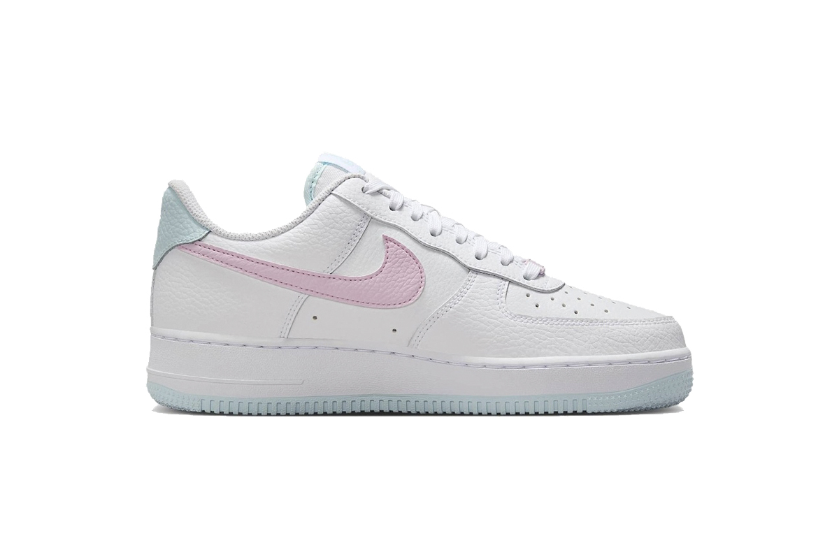 Coco Shoes Nike Air Force 1 Low 07 White Pink Foam Glacier Blue IH0640-161