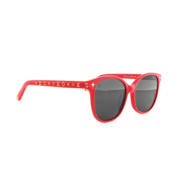 Louis Vuitton My Monogram Light Cat Eye Sunglasses Red 02