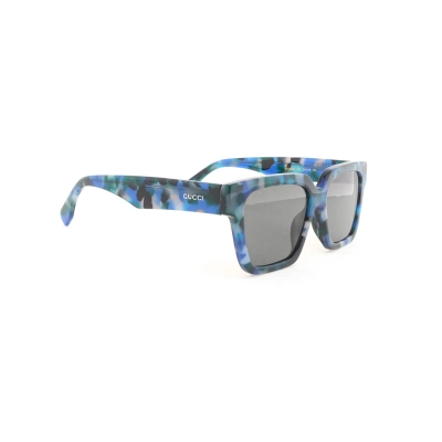 Gucci Marbled Square Frame Sunglasses Blue GG1626S 002 02