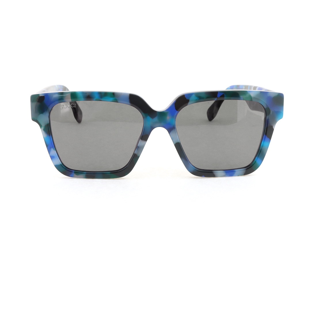 Gucci Marbled Square Frame Sunglasses Blue GG1626S 002