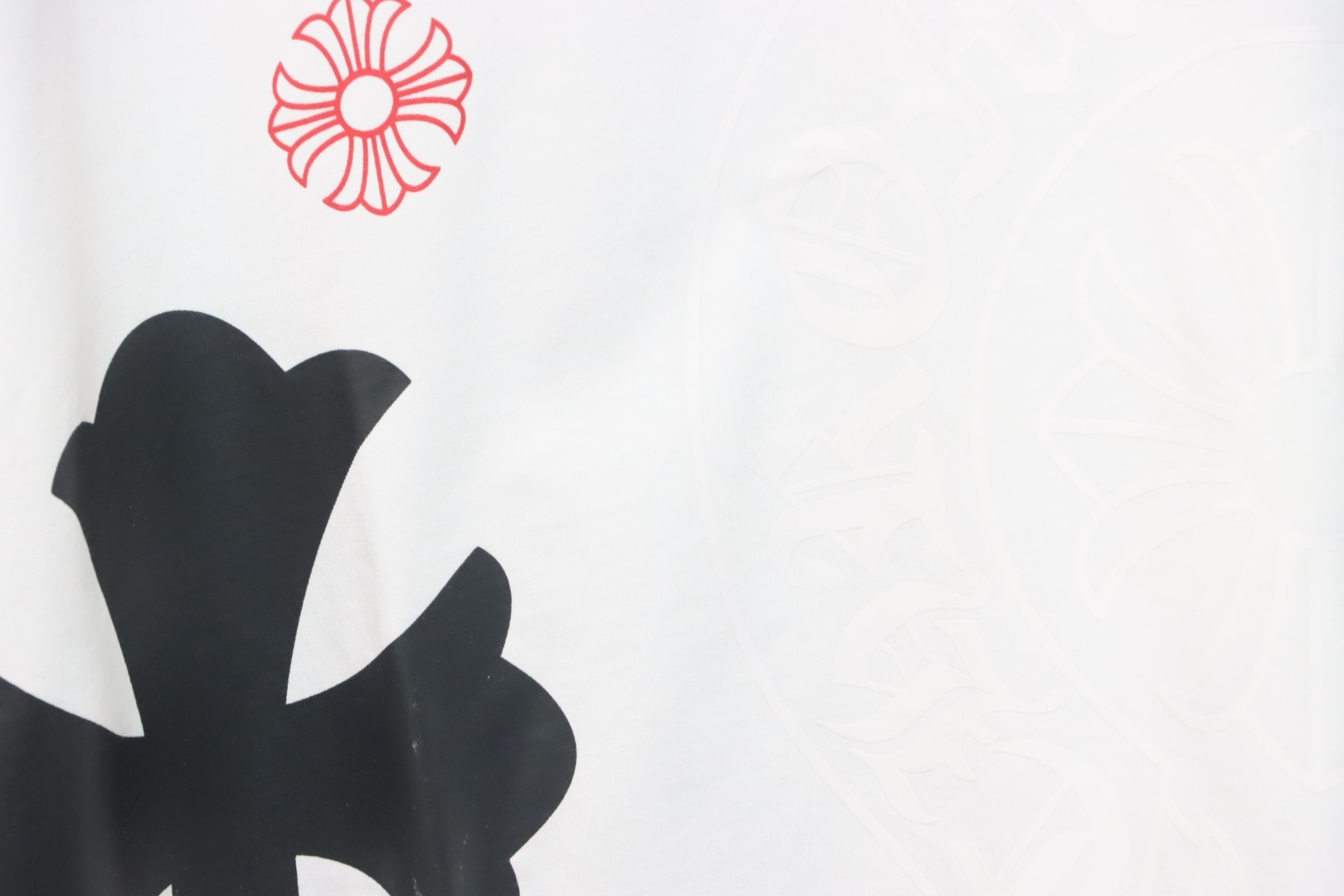 Coco Shoes Chrome Hearts Camiseta All-Over Print T-Shirt White