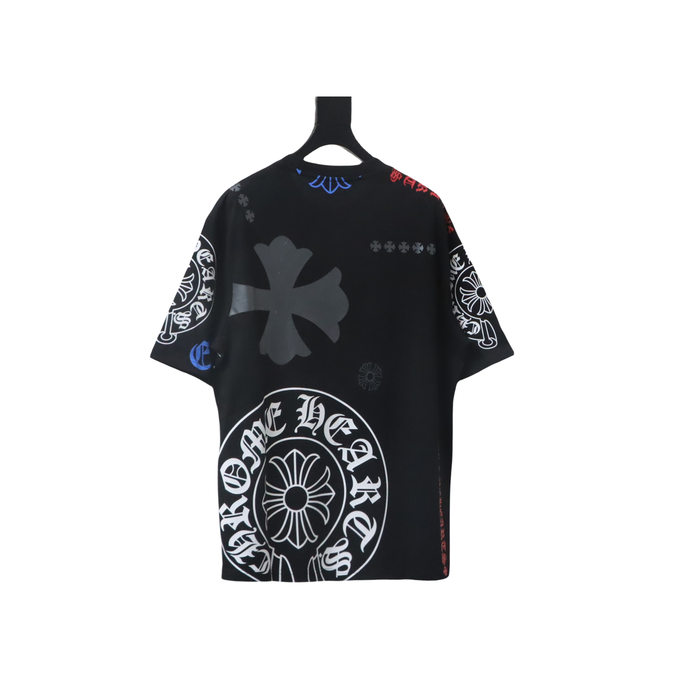 Coco Shoes Chrome Hearts Camiseta All-Over Print T-Shirt Black