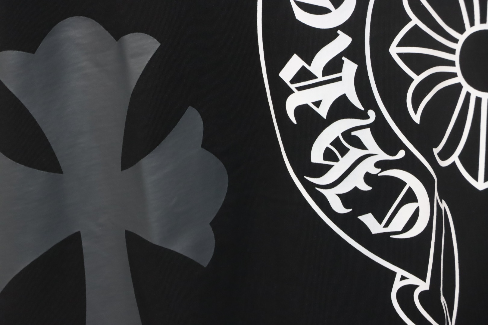 Coco Shoes Chrome Hearts Camiseta All-Over Print T-Shirt Black