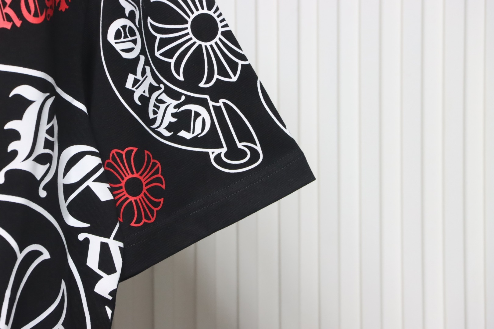 Coco Shoes Chrome Hearts Camiseta All-Over Print T-Shirt Black