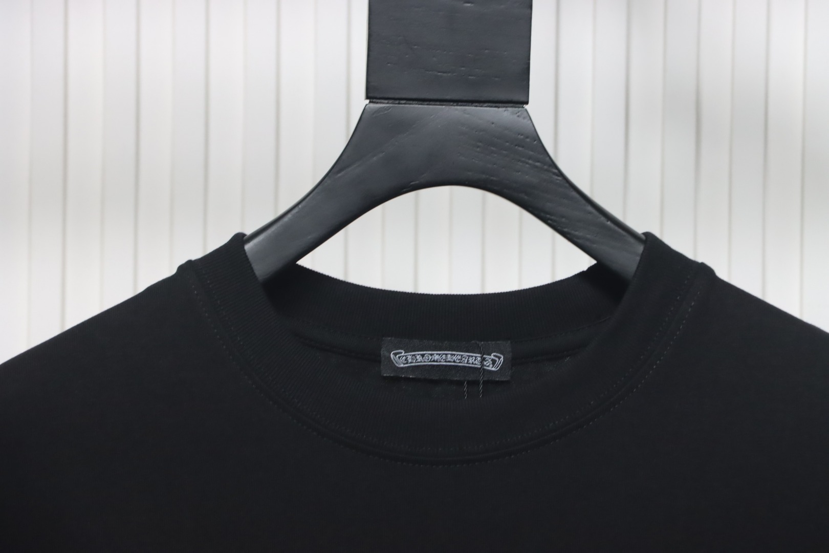 Chrome Hearts Three-color Cross And Horseshoe Painted Short Sleeve T-shirt Black