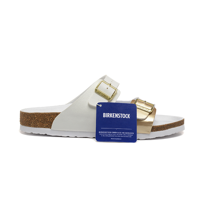 Birkenstock Arizona White Gold