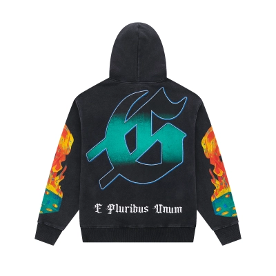 Coco Shoes Godspeed L.A.G Hoodie #G123 Black Wash 02