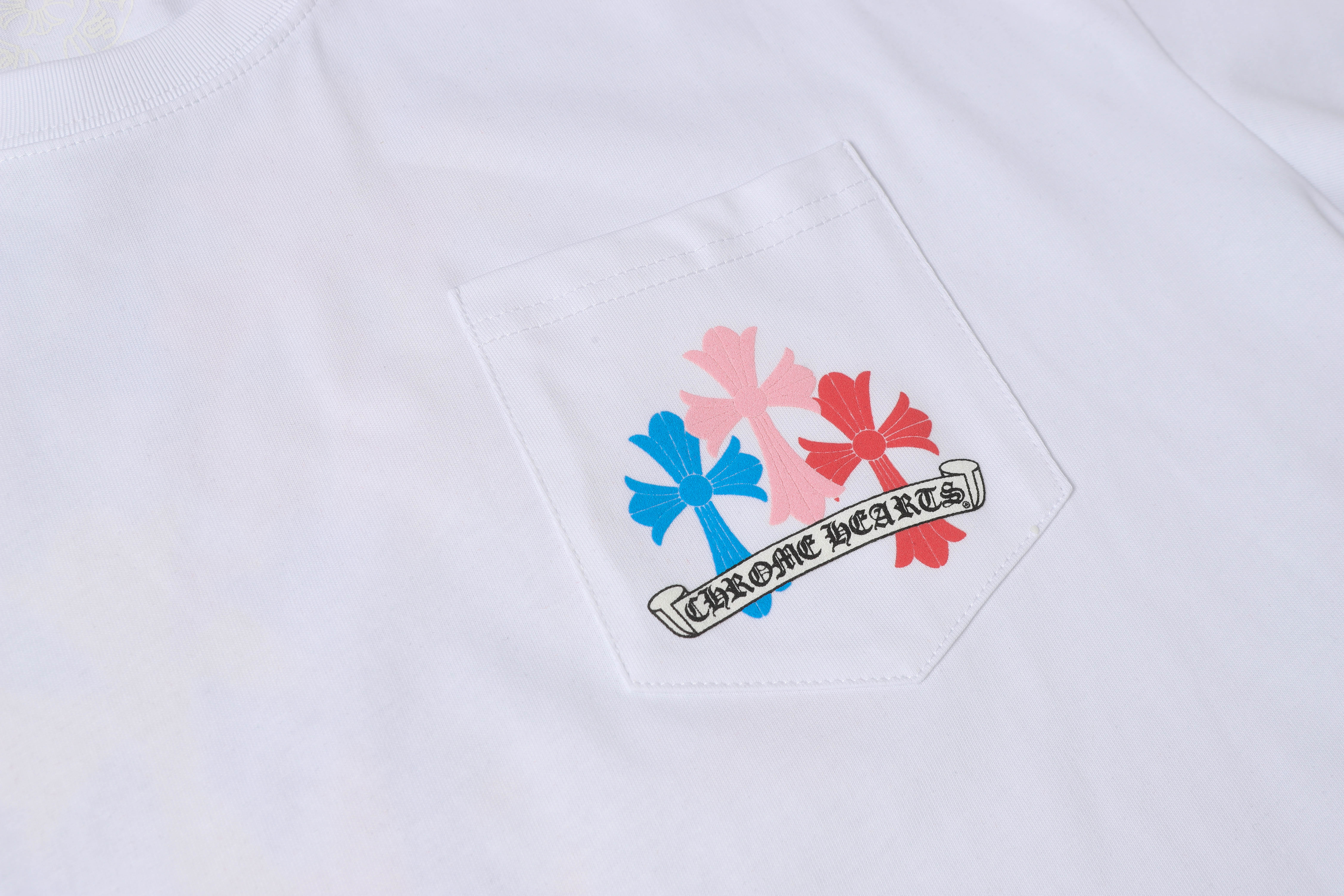 Chrome Hearts  Multi Color Cross T-shirt #101 Black/White