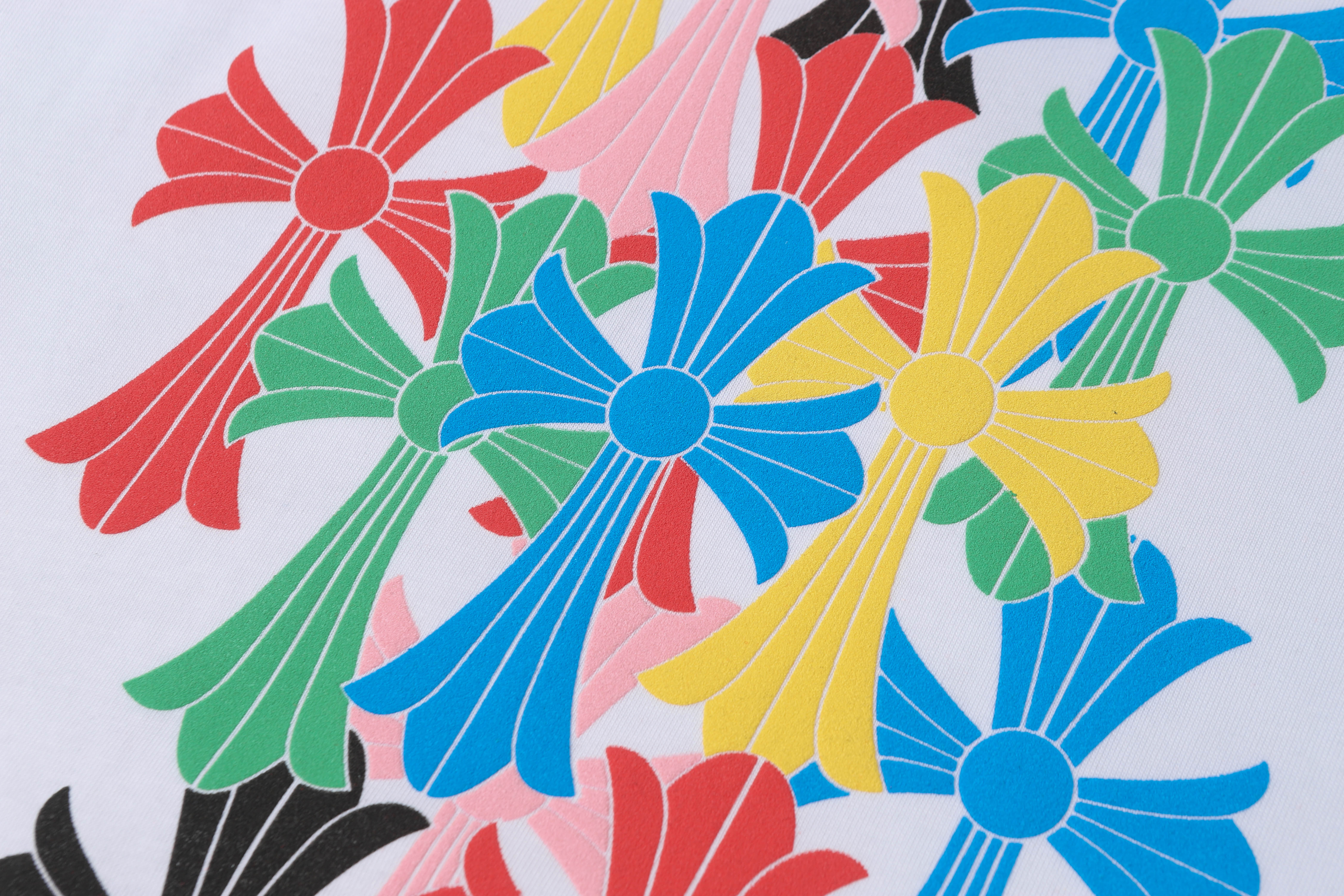 Chrome Hearts  Multi Color Cross T-shirt #101 Black/White