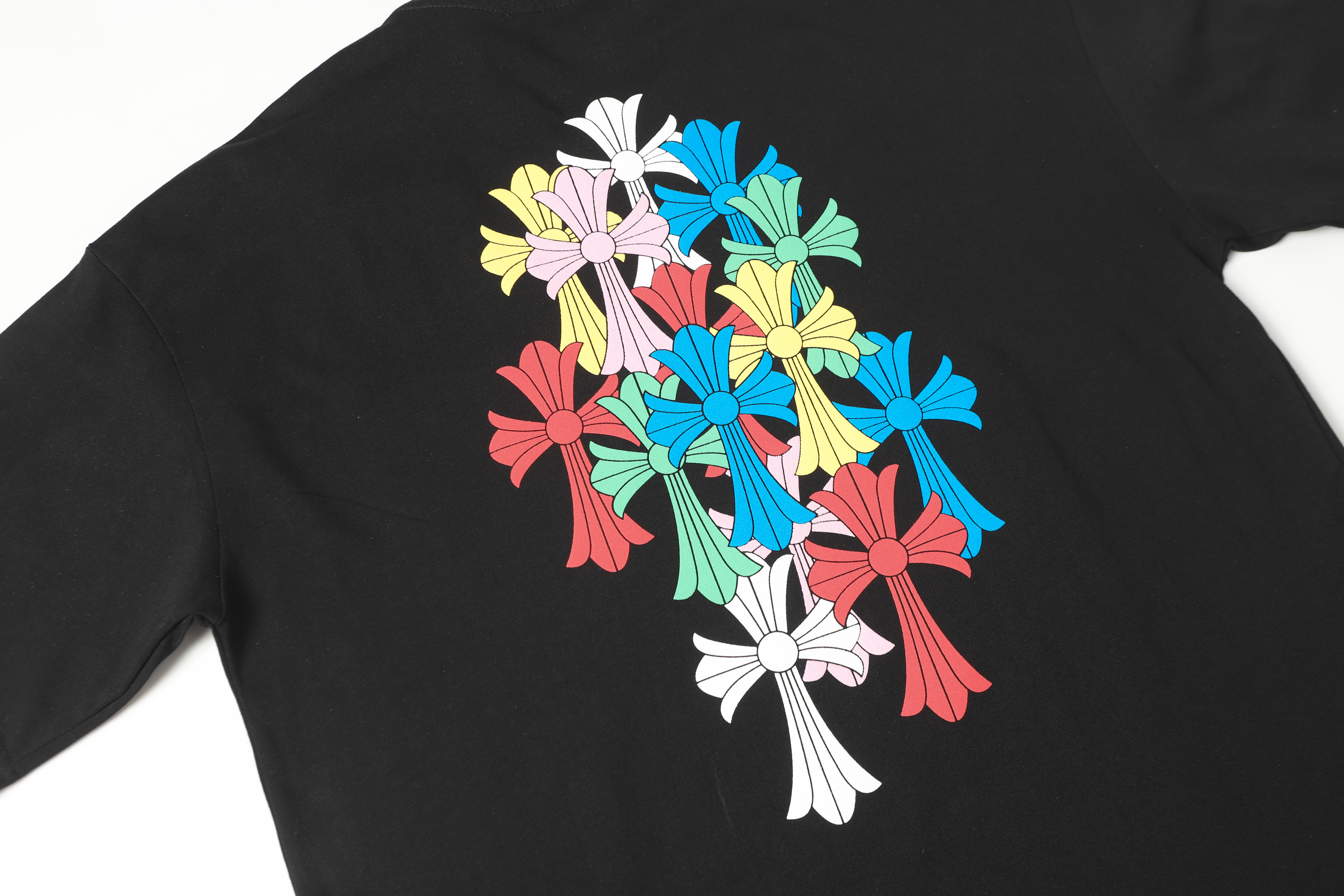 Chrome Hearts  Multi Color Cross T-shirt #101 Black/White
