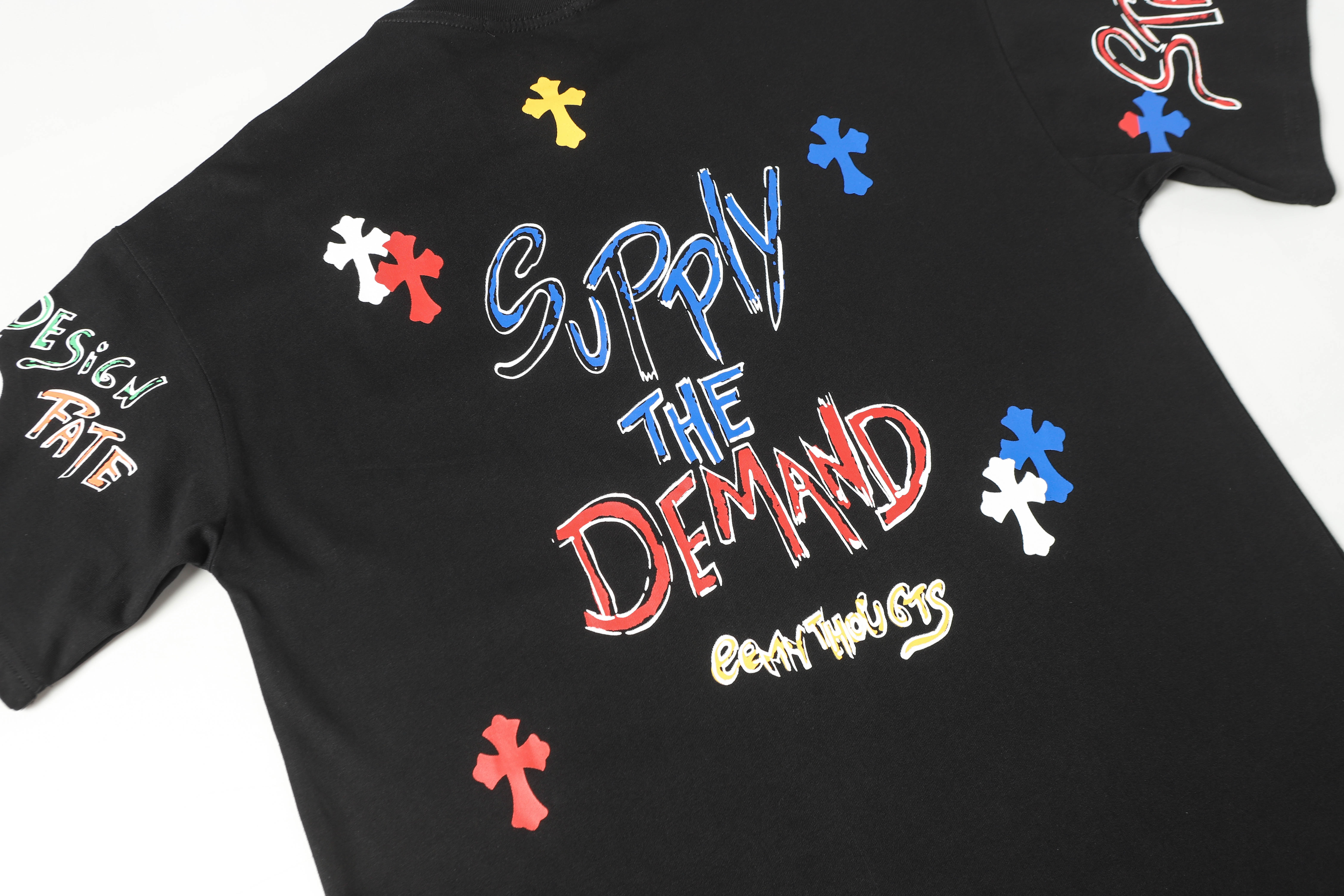 Chrome Hearts Print Cross T-shirt #102 Black/White