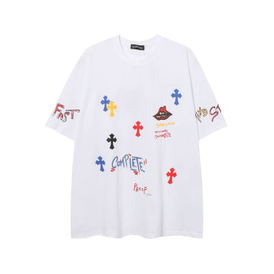 Chrome Hearts Print Cross T-shirt #102 Black/White 02