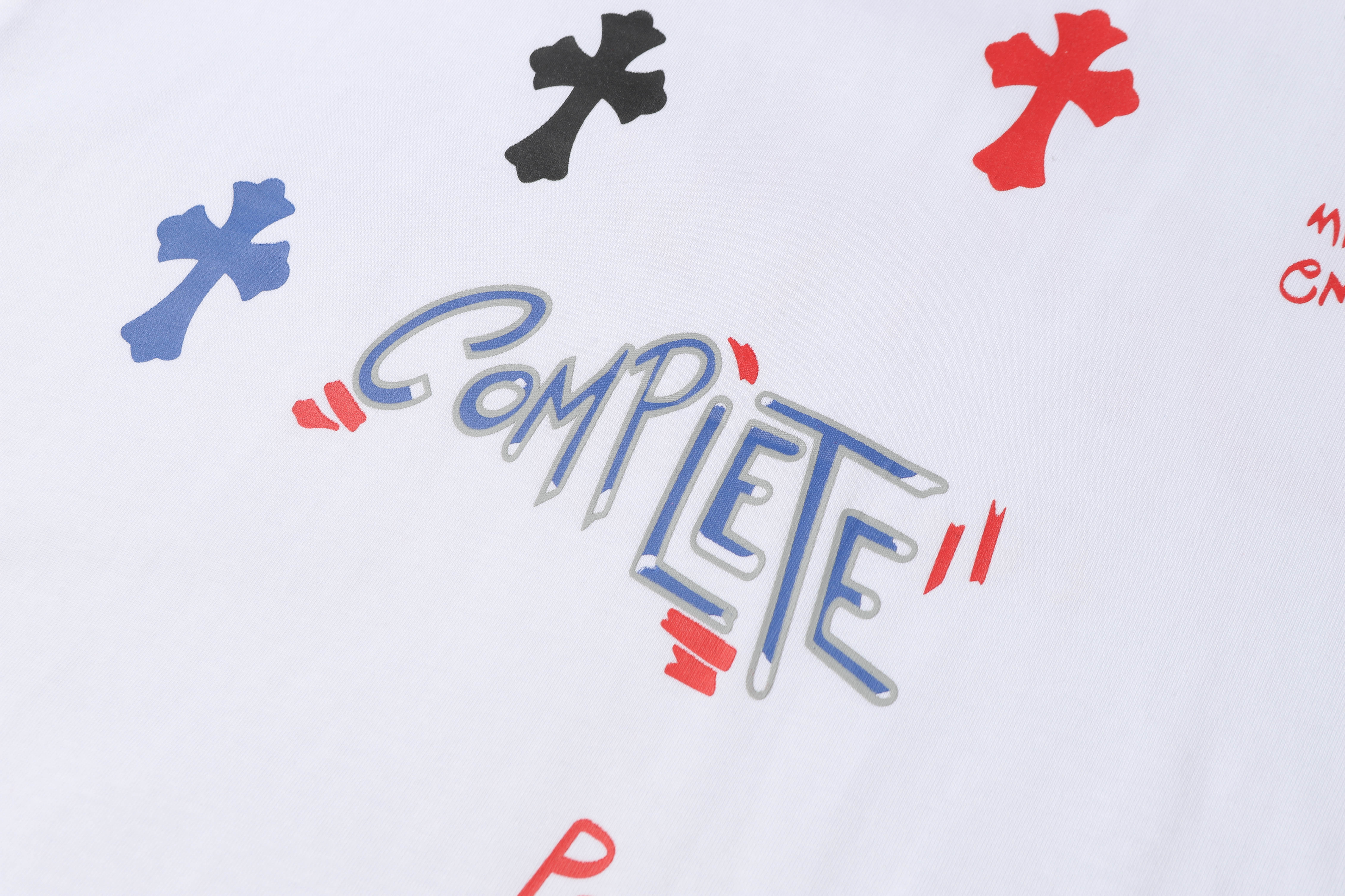 Chrome Hearts Print Cross T-shirt #102 Black/White