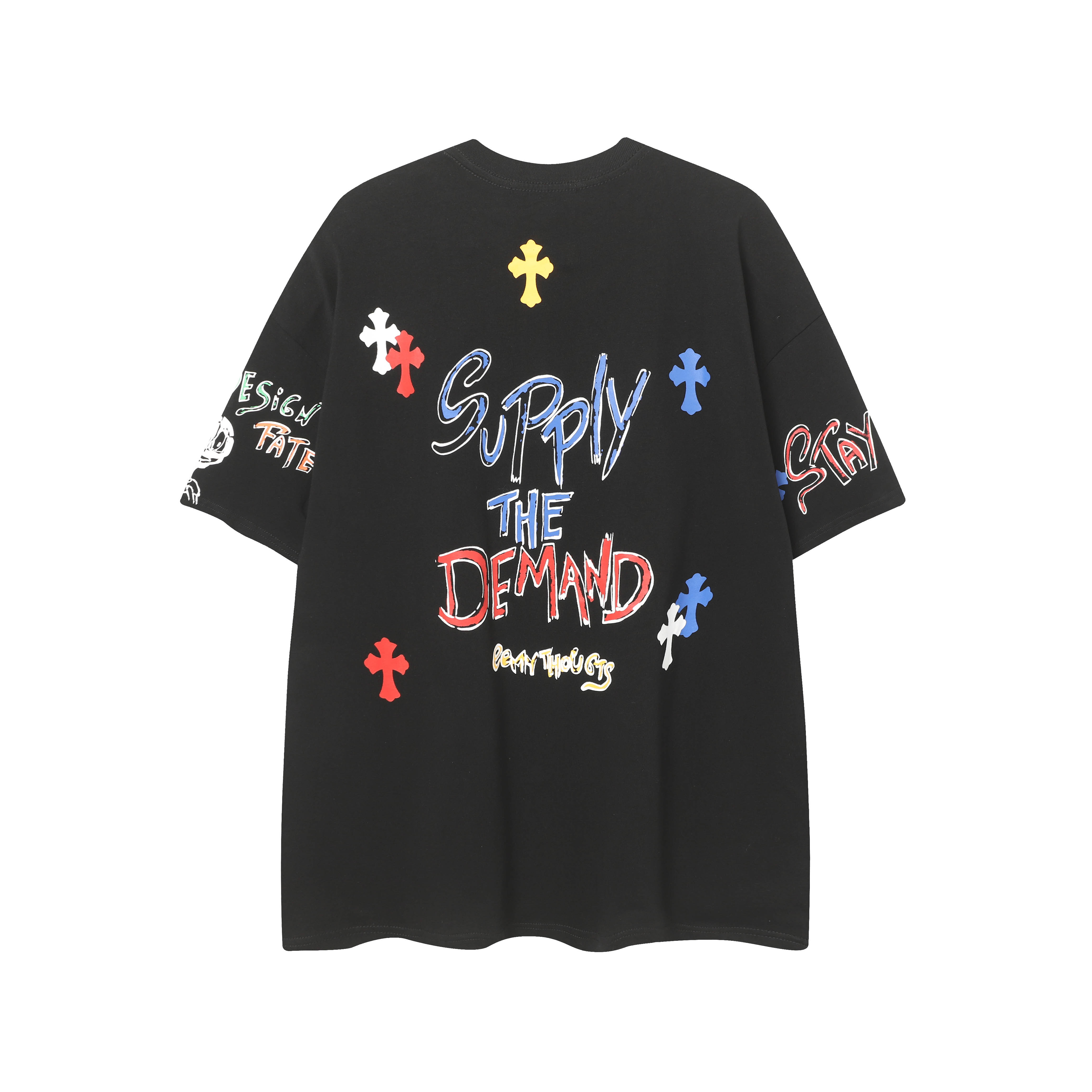 Chrome Hearts Print Cross T-shirt #102 Black/White