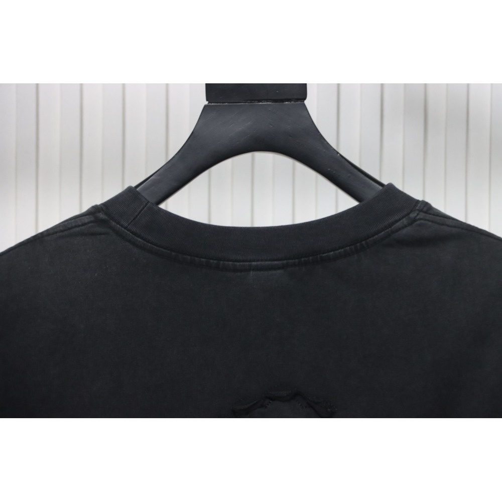 Chrome Hearts Back Large Cross Patch Embroidery T-shirt Black