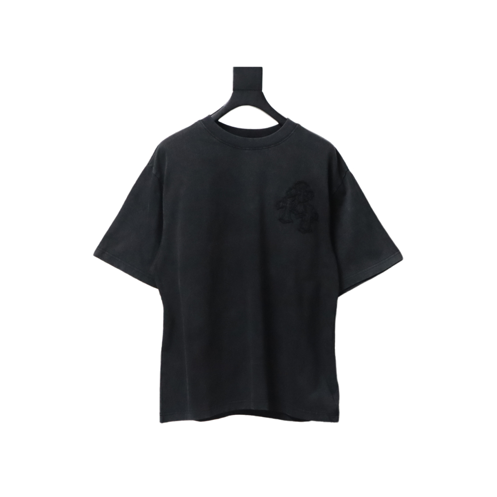 Chrome Hearts Back Large Cross Patch Embroidery T-shirt Black