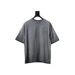 Chrome Hearts Back Large Cross Patch Embroidery T-shirt Grey