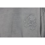 Chrome Hearts Back Large Cross Patch Embroidery T-shirt Grey