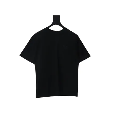 Chrome Hearts Back Overlap Cross Patch Embroidered T-Shirt Black 01