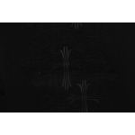 Chrome Hearts Back Overlap Cross Patch Embroidered T-Shirt Black