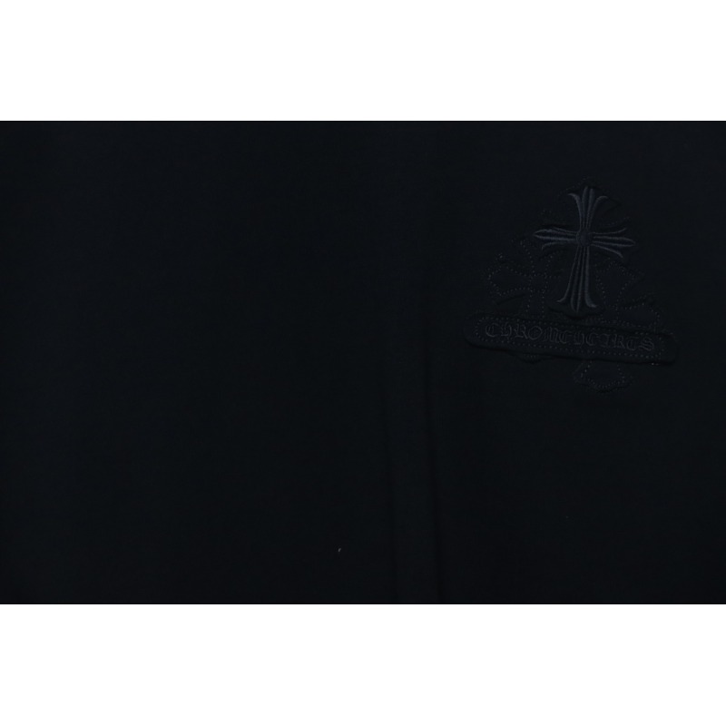 Chrome Hearts Back Overlap Cross Patch Embroidered T-Shirt Black