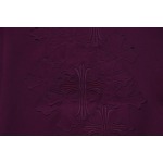 Chrome Hearts Back Overlap Cross Patch Embroidered T-Shirt Deep Crimson