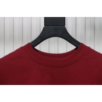 Chrome Hearts Back Overlap Cross Patch Embroidered T-Shirt Deep Crimson
