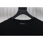 Chrome Hearts Glitter Pink Logo Print T-shirt Black