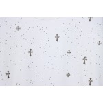 Chrome Hearts White Cross Sequin T-Shirt