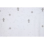 Chrome Hearts White Cross Sequin T-Shirt