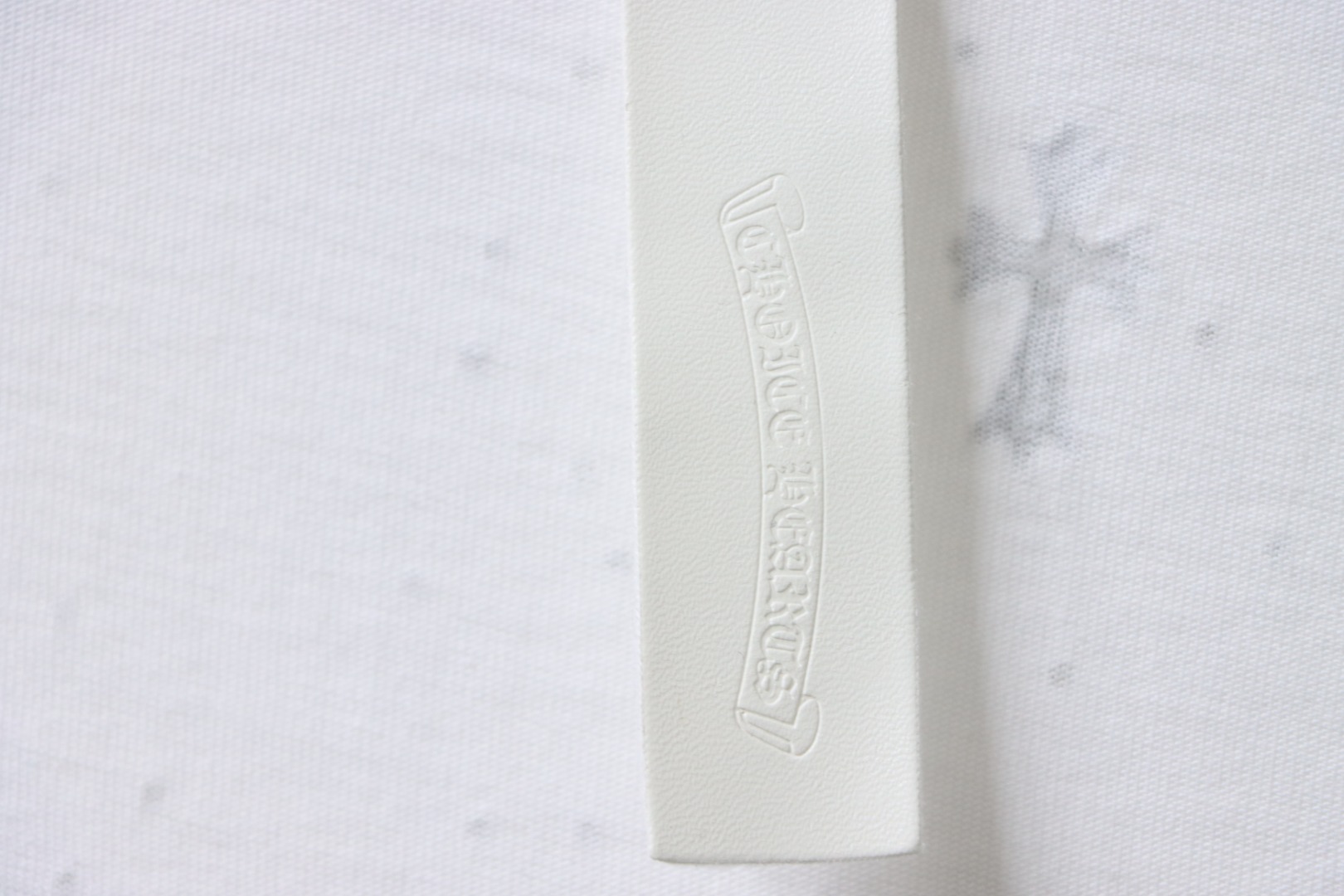 Chrome Hearts White Cross Sequin T-Shirt