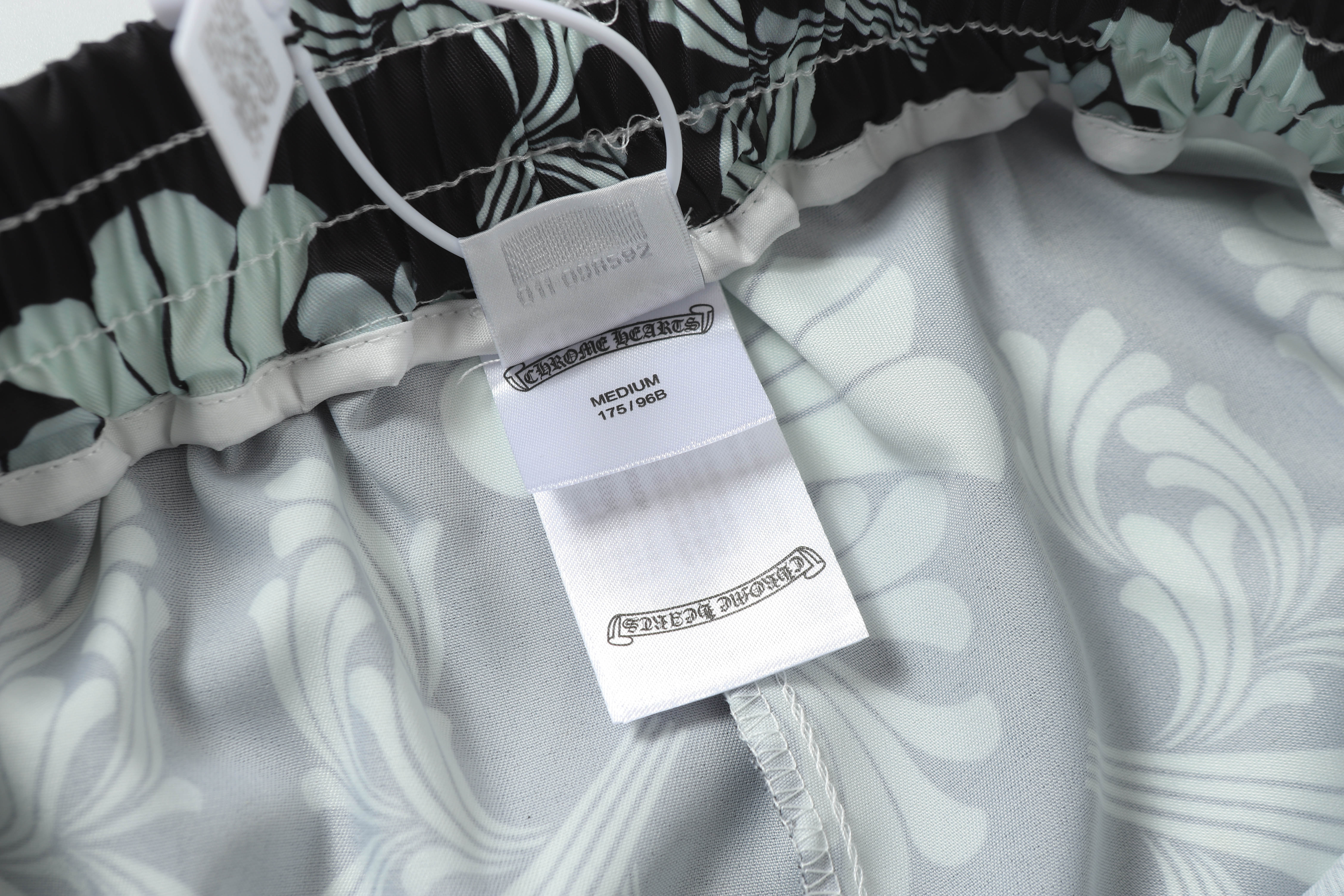 Chrome Hearts Cross Silk Shirt & Shorts Set Black