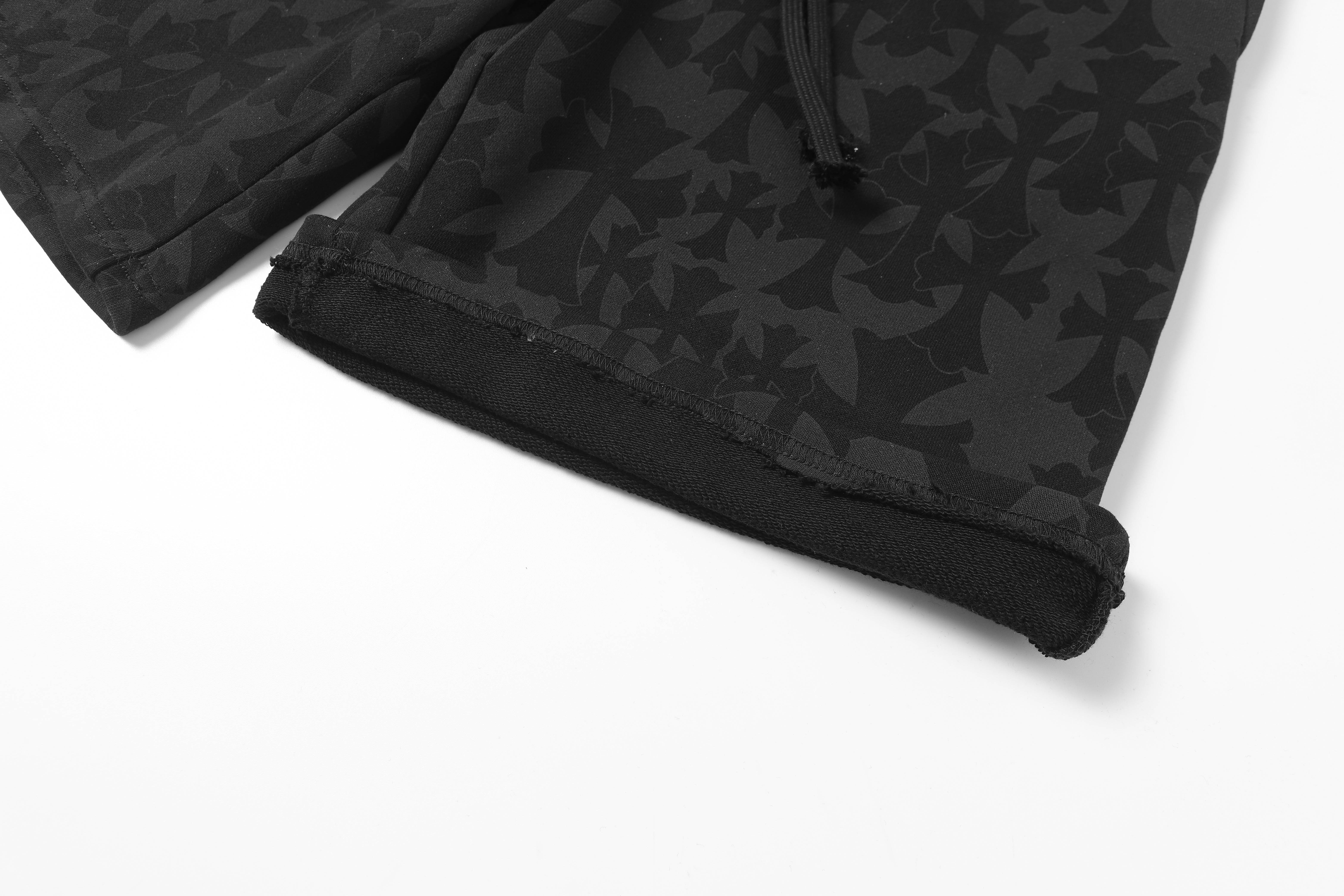 Chrome Hearts Cross Sweatshorts #2290 Black