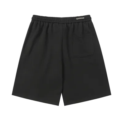 Chrome Hearts Embroidered SweatShorts #2287 Black 02