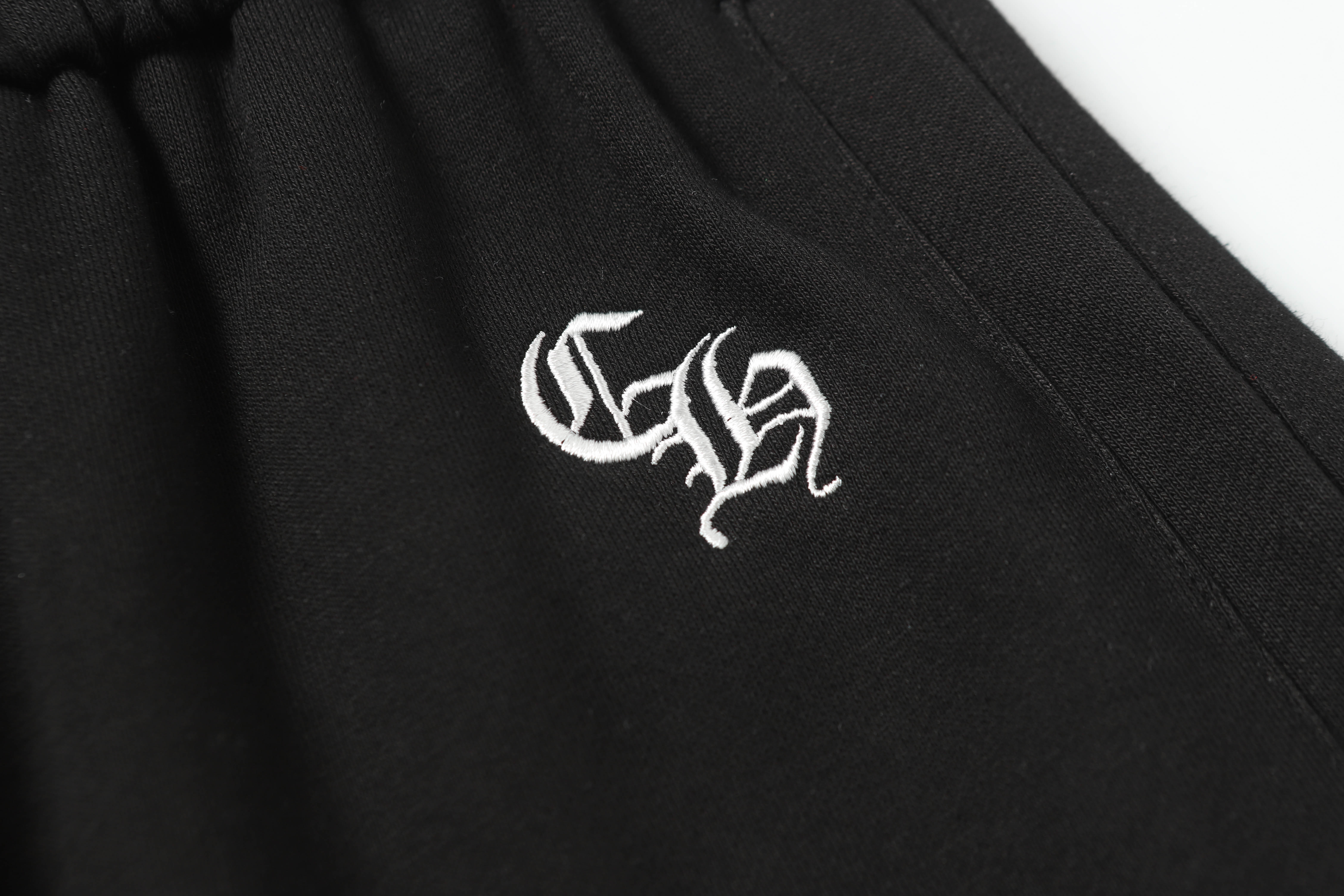 Chrome Hearts Embroidered SweatShorts #2287 Black