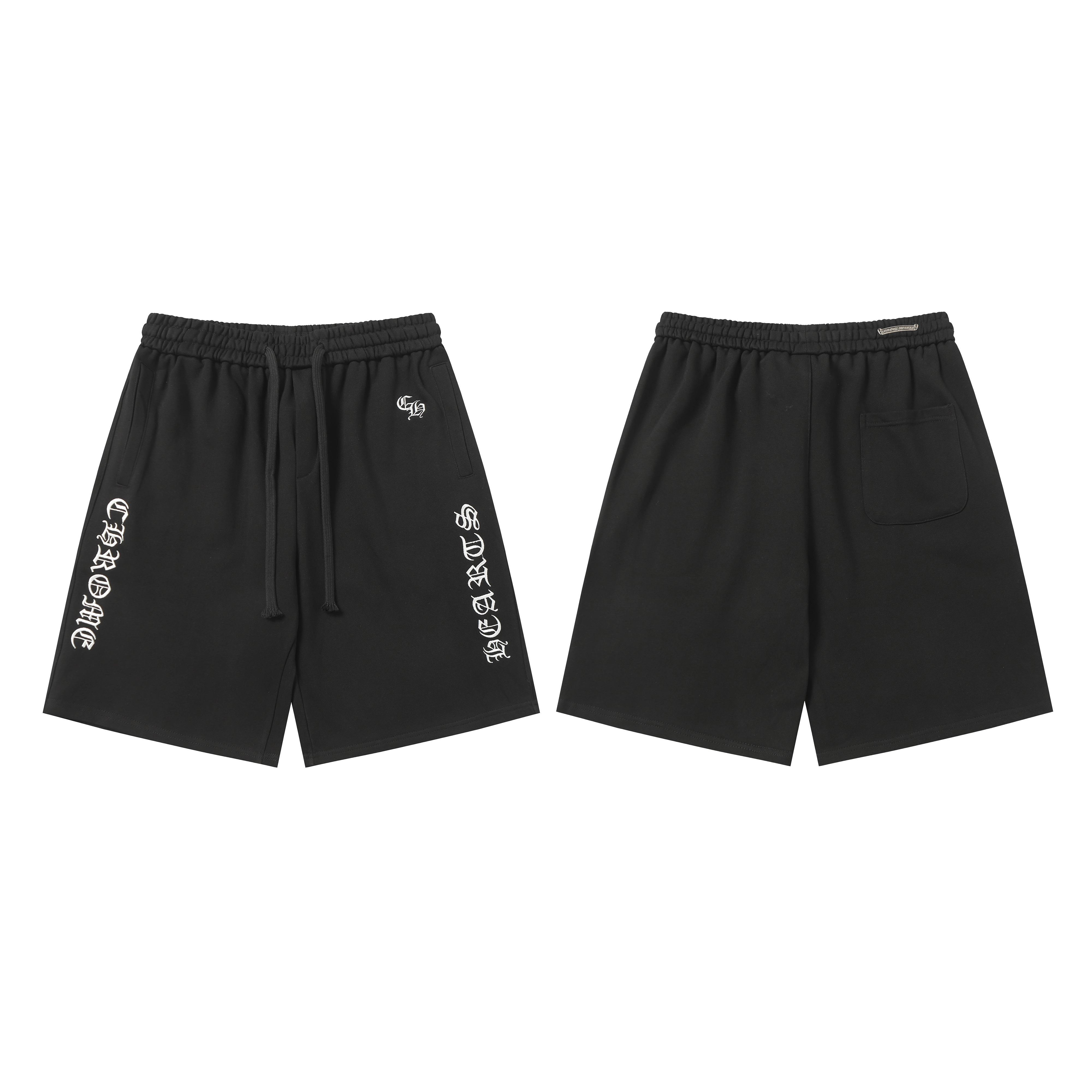 Chrome Hearts Embroidered SweatShorts #2287 Black