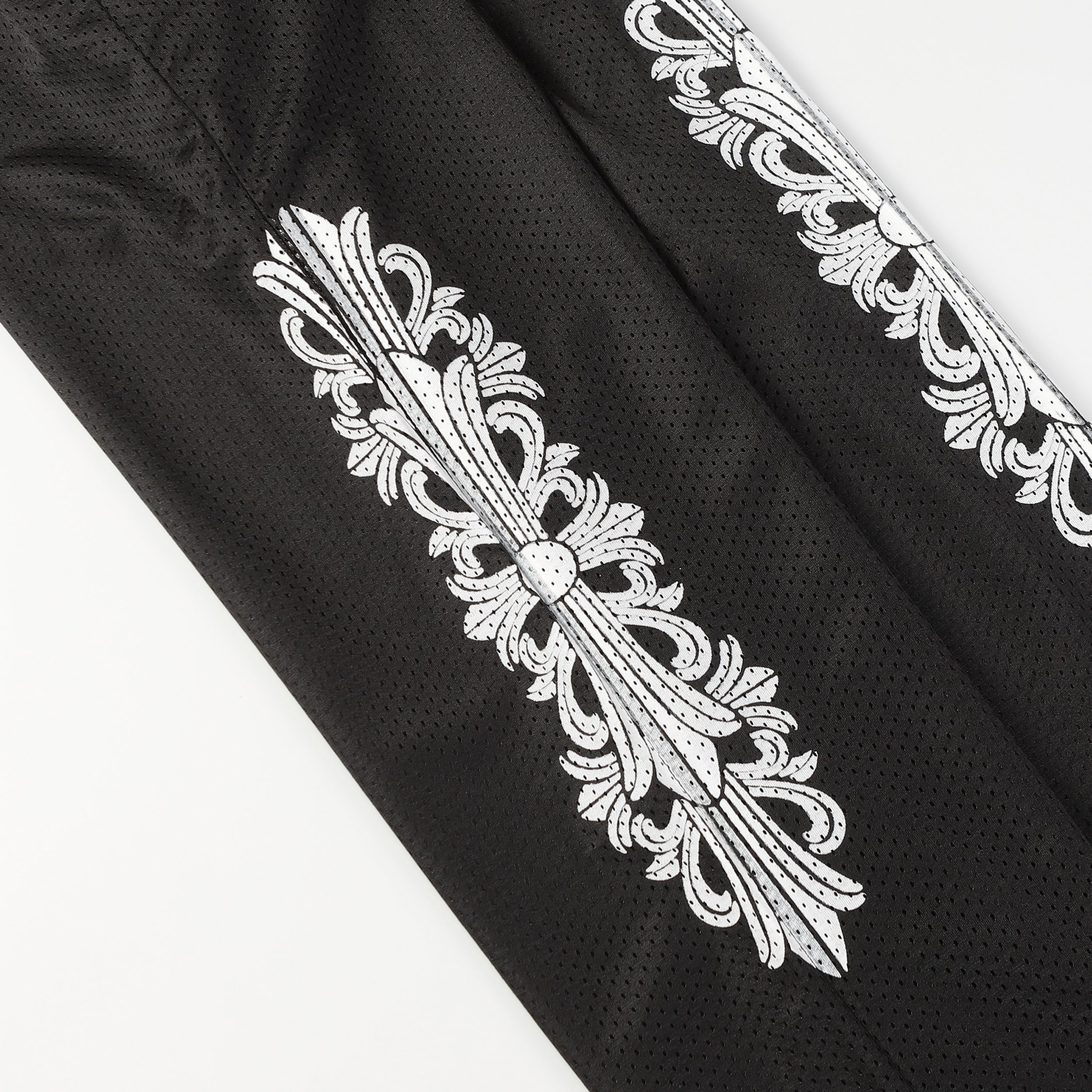 Chrome Hearts Floral Nylon Mesh Trackpants #9997 Blue/Green/Black/Red