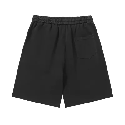 Chrome Hearts Rhinestone Drawstring Casual Versatile Shorts #2280 Black 02