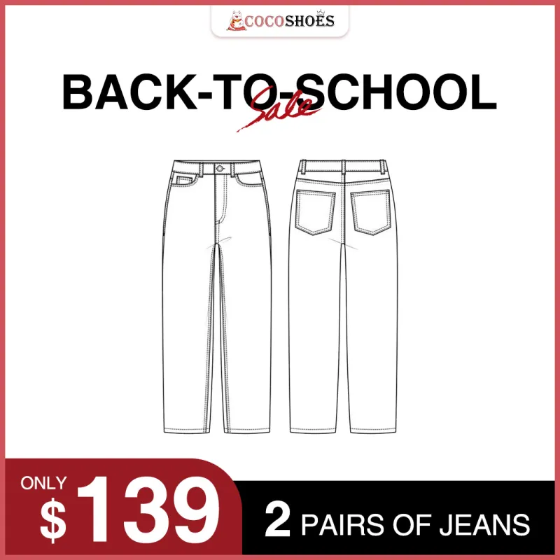 ✨ Back-to-School Steal!  2 Pairs of Jeans for Just $139! 👖🔥