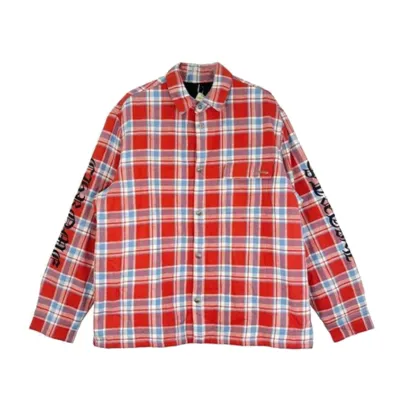 Chrome Hearts Printed Sleeve Lined Plaid Jacket 01